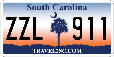 SC license plate ZZL911