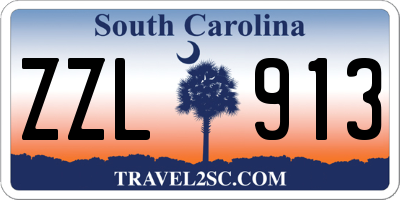 SC license plate ZZL913