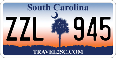 SC license plate ZZL945