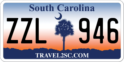 SC license plate ZZL946
