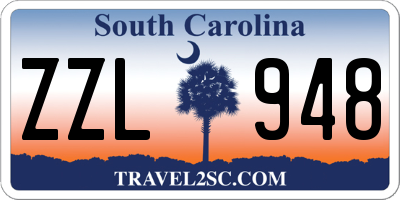 SC license plate ZZL948