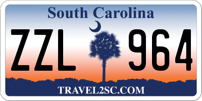 SC license plate ZZL964