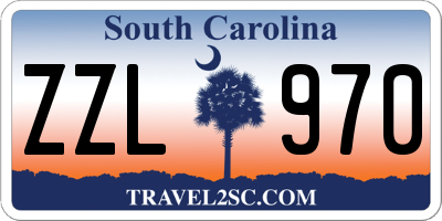 SC license plate ZZL970