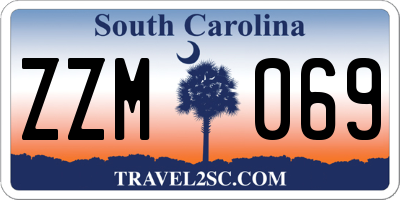 SC license plate ZZM069