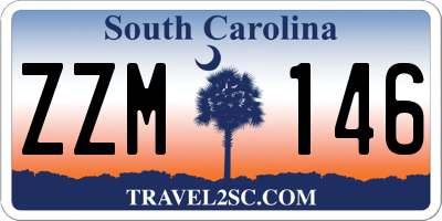 SC license plate ZZM146
