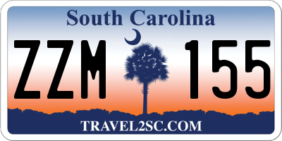 SC license plate ZZM155