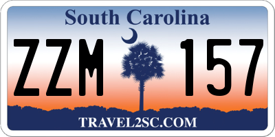 SC license plate ZZM157