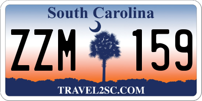 SC license plate ZZM159