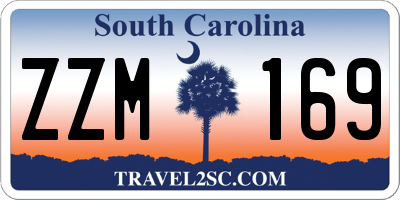 SC license plate ZZM169