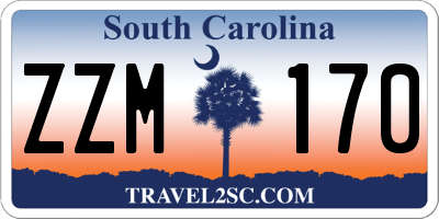 SC license plate ZZM170