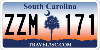 SC license plate ZZM171
