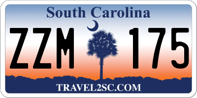 SC license plate ZZM175