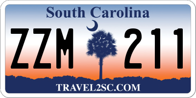 SC license plate ZZM211
