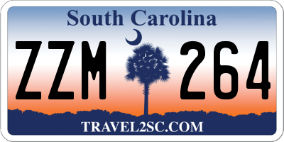 SC license plate ZZM264