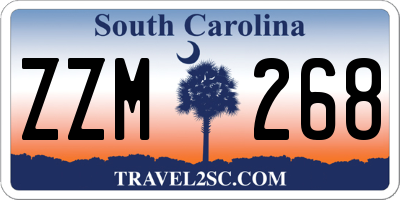 SC license plate ZZM268