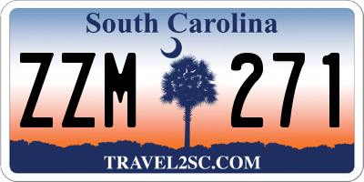 SC license plate ZZM271