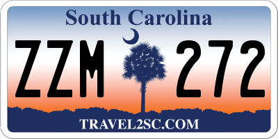SC license plate ZZM272