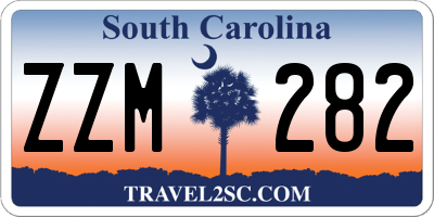 SC license plate ZZM282