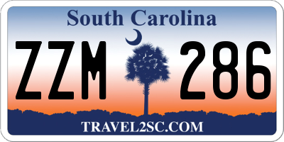 SC license plate ZZM286