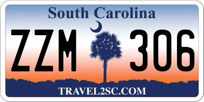 SC license plate ZZM306