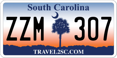 SC license plate ZZM307
