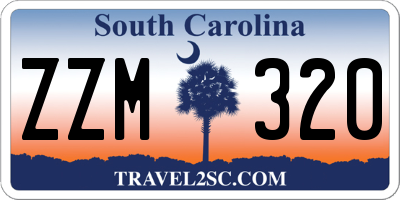 SC license plate ZZM320