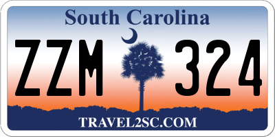 SC license plate ZZM324