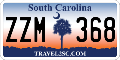 SC license plate ZZM368