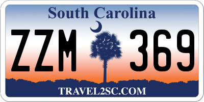 SC license plate ZZM369