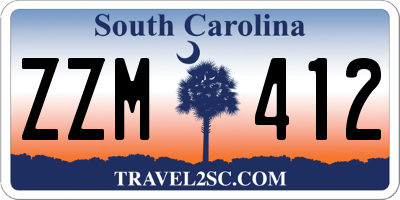 SC license plate ZZM412