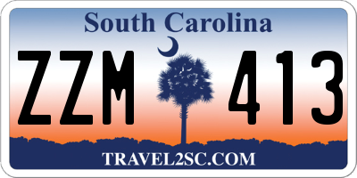 SC license plate ZZM413