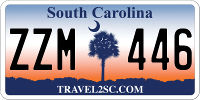 SC license plate ZZM446