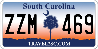 SC license plate ZZM469