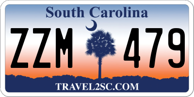 SC license plate ZZM479