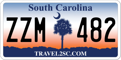SC license plate ZZM482