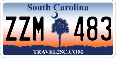 SC license plate ZZM483