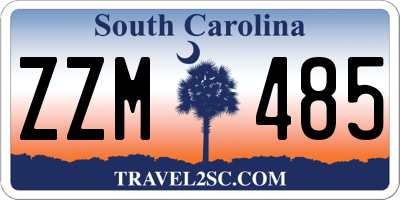 SC license plate ZZM485