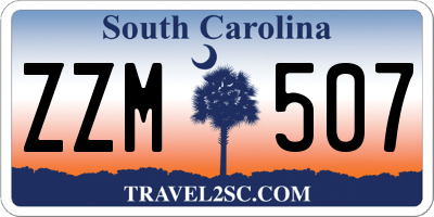 SC license plate ZZM507