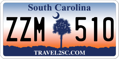 SC license plate ZZM510