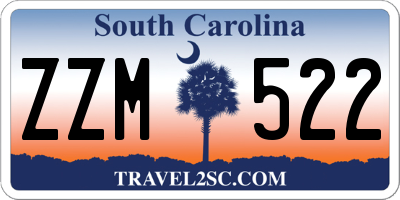 SC license plate ZZM522