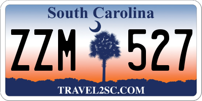SC license plate ZZM527