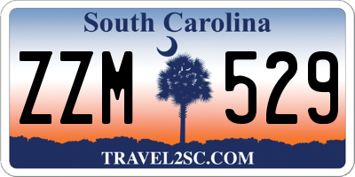 SC license plate ZZM529