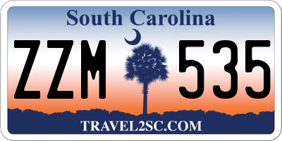 SC license plate ZZM535