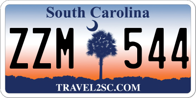 SC license plate ZZM544