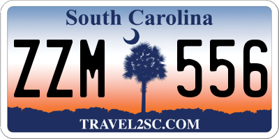 SC license plate ZZM556