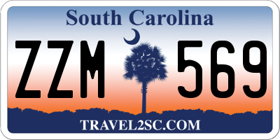 SC license plate ZZM569