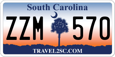 SC license plate ZZM570