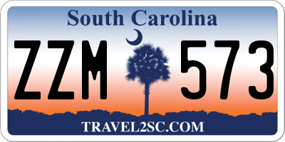 SC license plate ZZM573