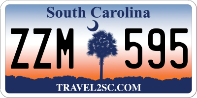 SC license plate ZZM595