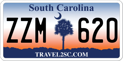 SC license plate ZZM620